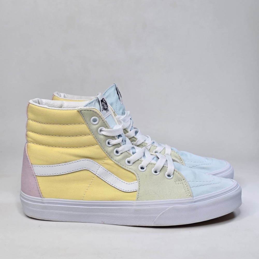 Vans Sk8-Hi Pastel Colorblock Pastel Block High Top Sneakers Men's 8.5 Womens 10